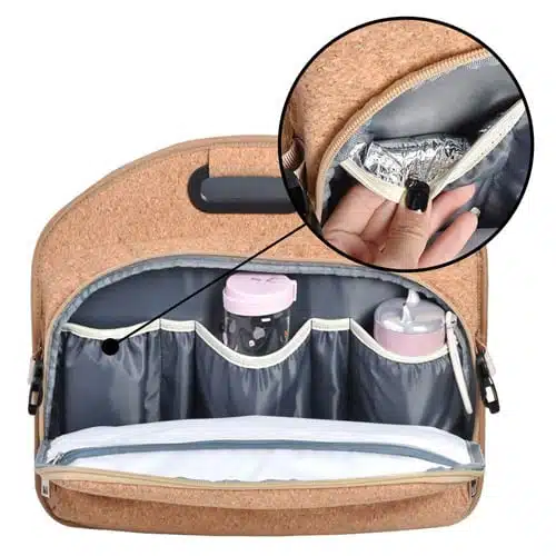Cork Baby Diaper Bag-So Easy to Travel With Baby - Imagen 5