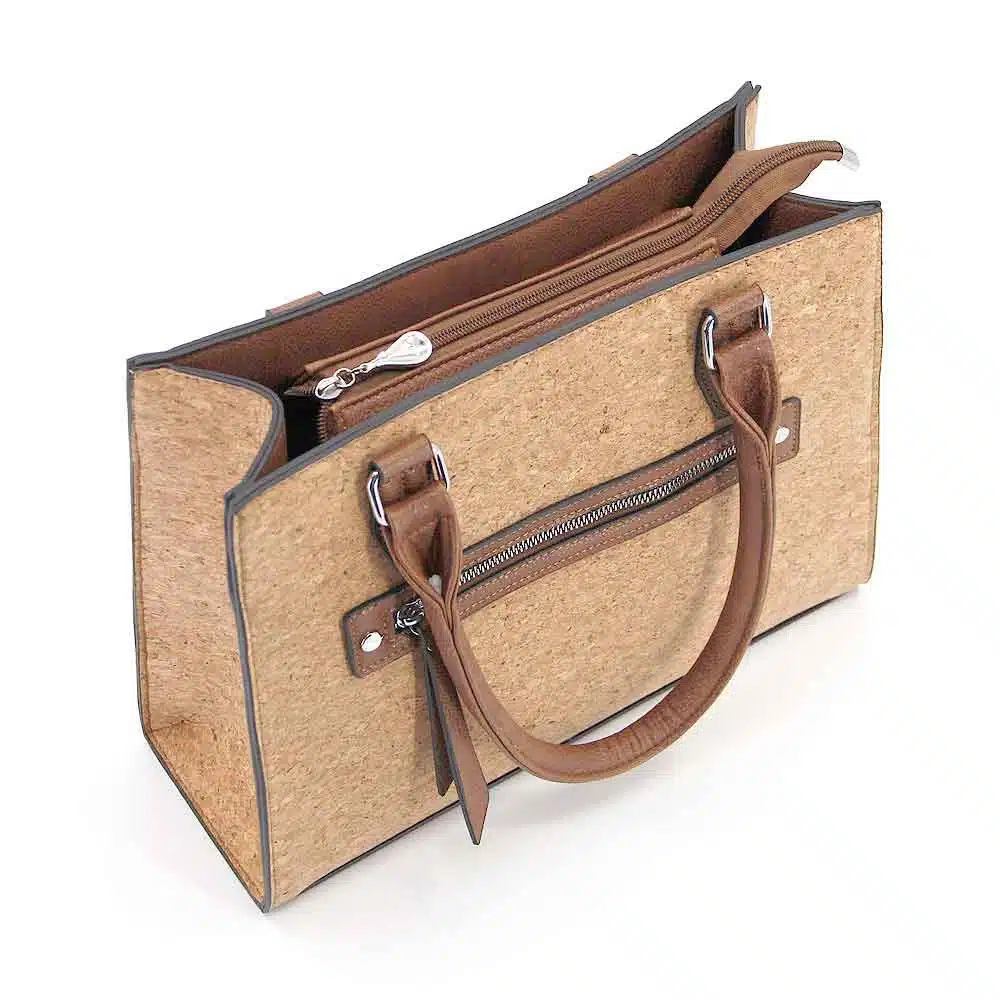 Office Style Cork Tote Bag Cork Commuter Bag 6 Office-Style-Cork-Tote-Bag-5
