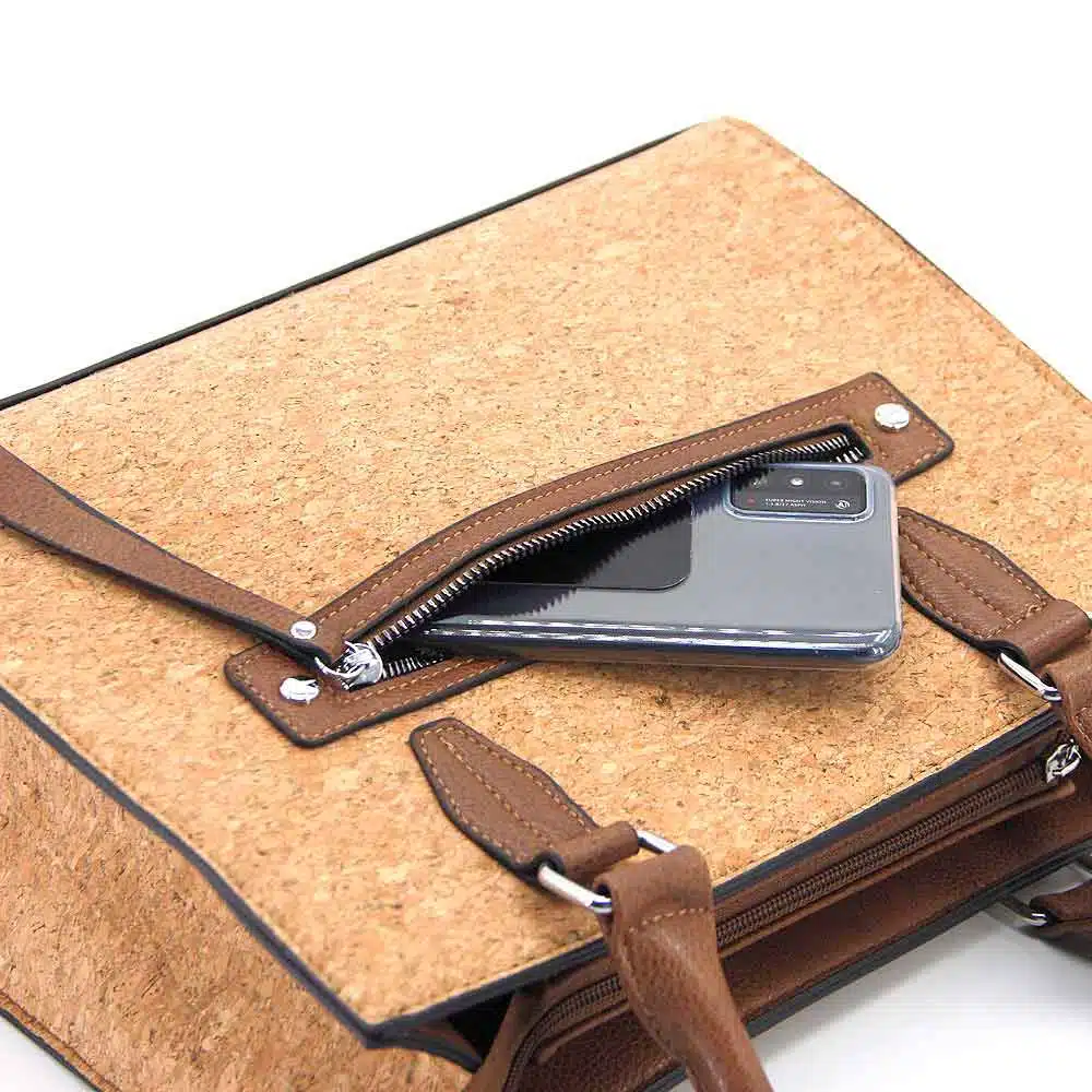 Office Style Cork Tote Bag Cork Commuter Bag 9 Office-Style-Cork-Tote-Bag-8