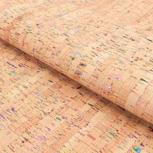 Natural cork fabric with golden flecks Natural Cork fabric COF-202 –  CORKADIA