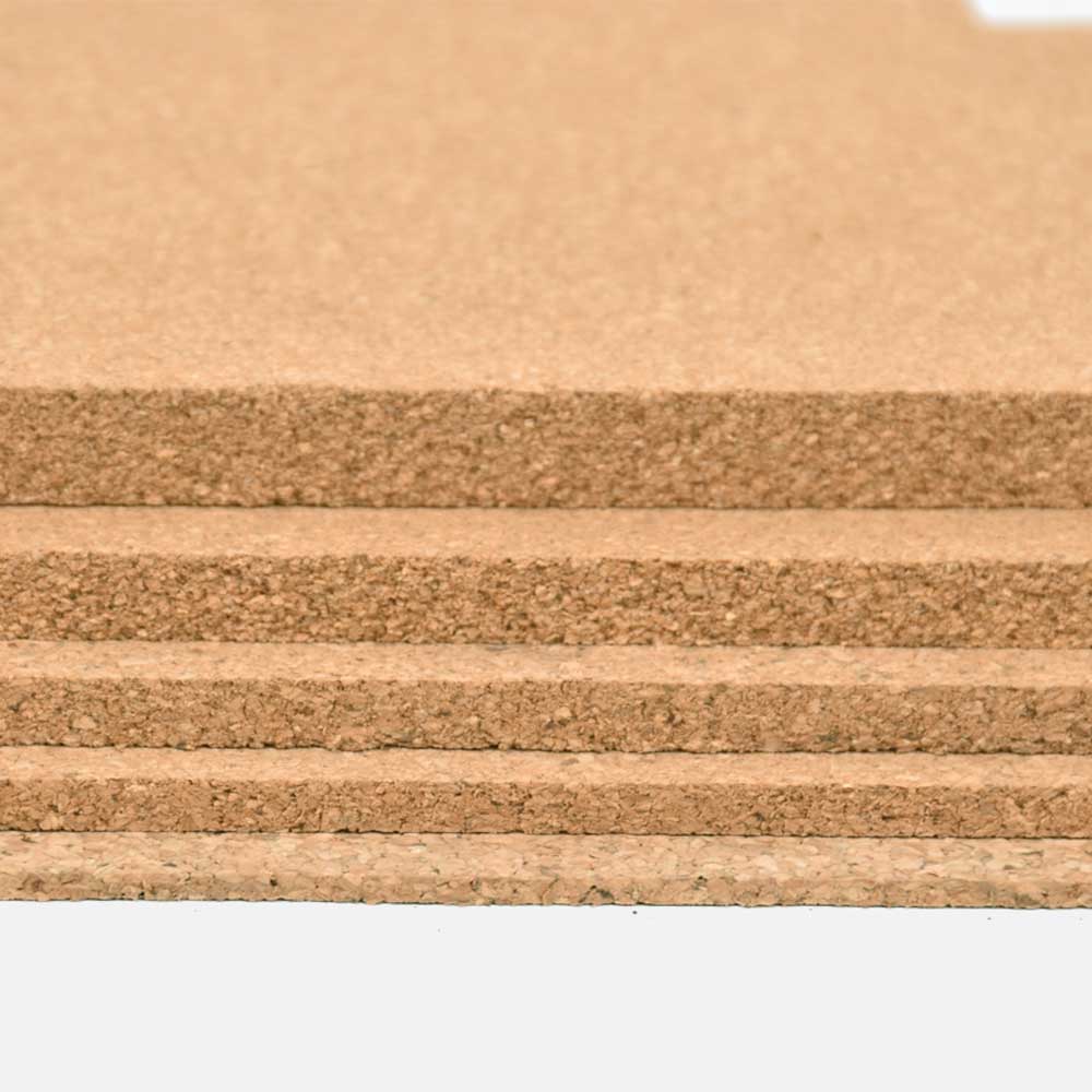 Natural insulation cork sheets 20x500x1000mm