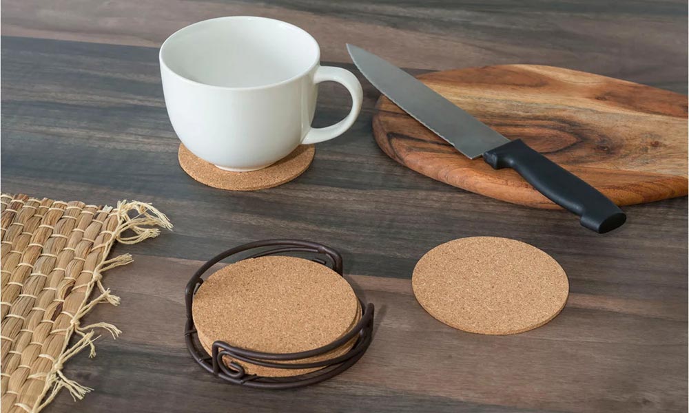 Wholesale 5-in. Square Cork Coaster | Coasters | Order Blank