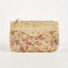 Retro Flower Pattern Cork Carry On Pouch - immagine 9