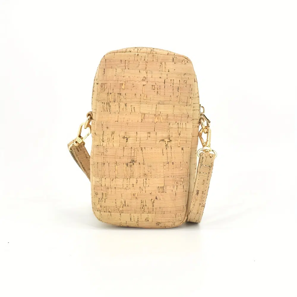 Fashion Printed Cork Crossbody Bag - Imagen 4
